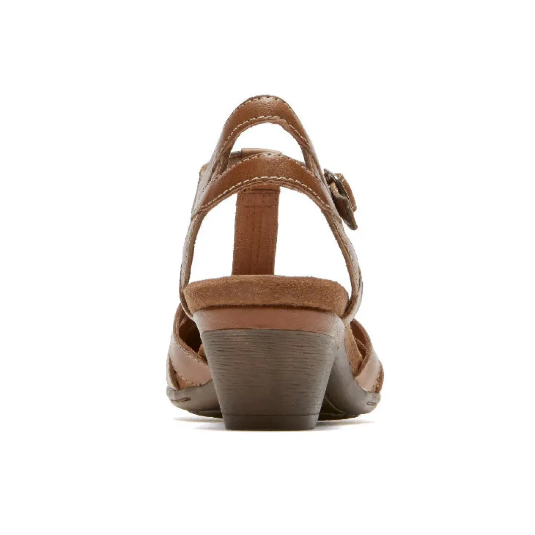 Heels>Rockport Women's Aubrey T-Strap Heel TAN