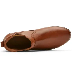 Boots>Rockport Women's Crosbie Gore Bootie TOFFEETANLTHR