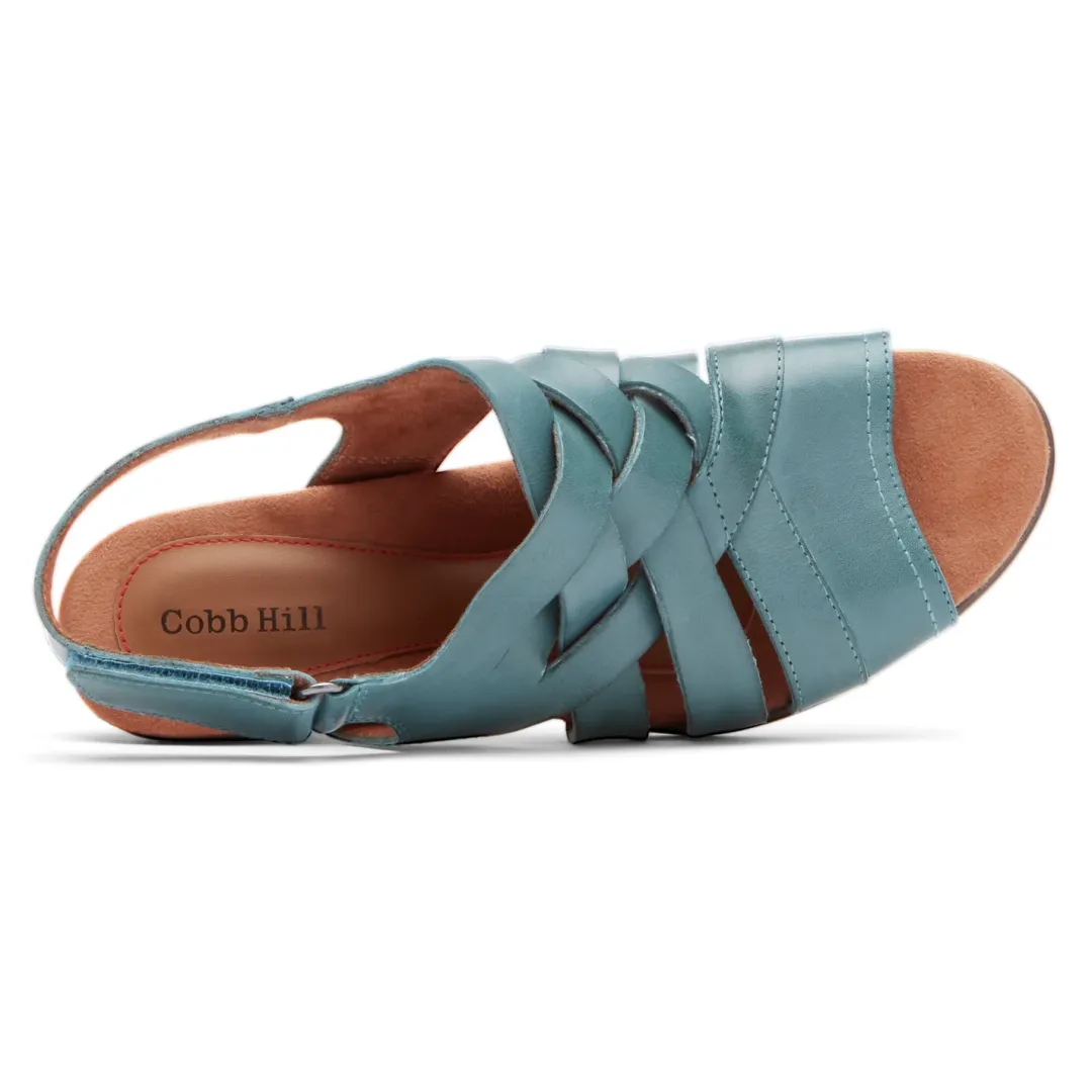 Sandals>Rockport Women's Laurel Woven Sandal Teal