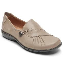 Walking Shoes>Rockport Women's Paulette Slip-On Shoe DOVE
