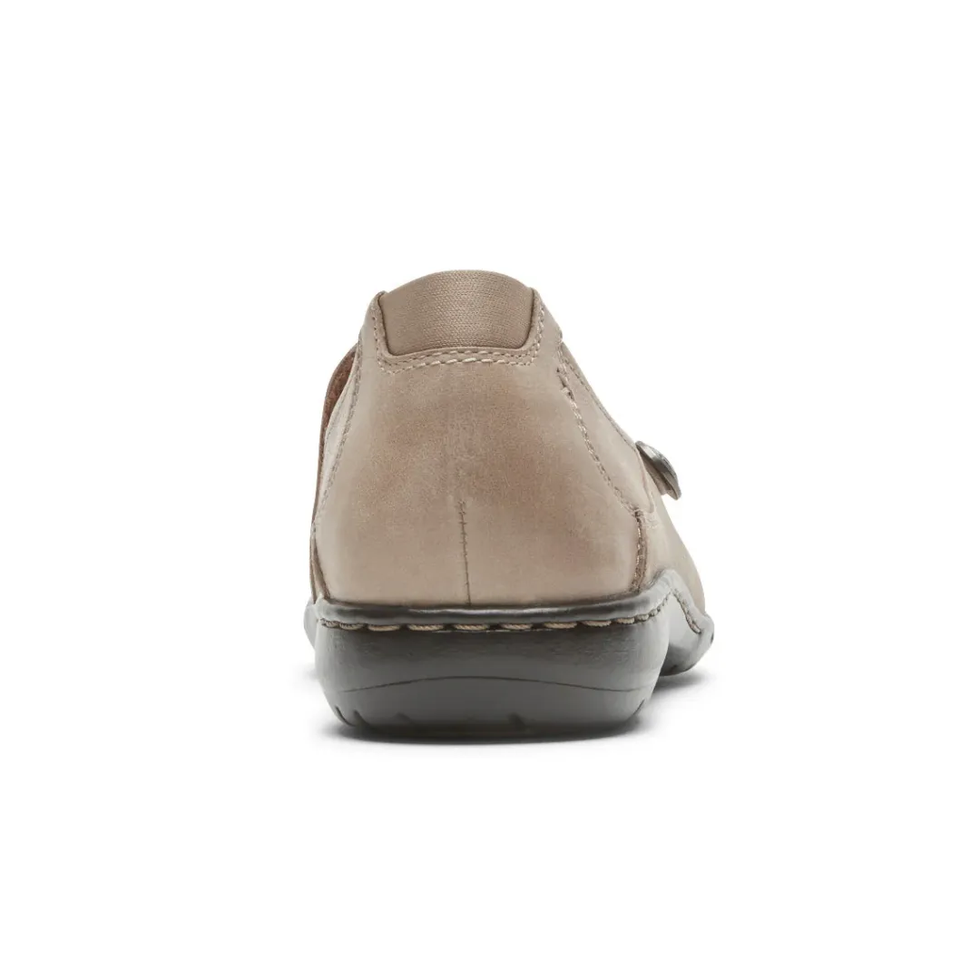 Walking Shoes>Rockport Women's Paulette Slip-On Shoe DOVE