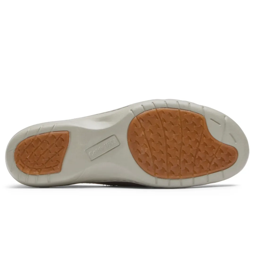 Walking Shoes>Rockport Women's Paulette Slip-On Shoe GreyLeather