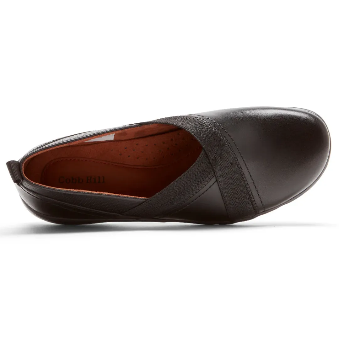 Walking Shoes>Rockport Women's Penfield Slip-On Shoe BLACK