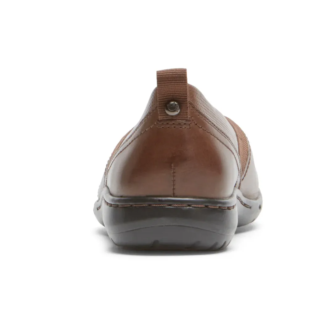 Walking Shoes>Rockport Women's Penfield Slip-On Shoe BARK