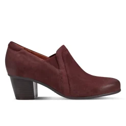 Heels>Rockport Women's Winny Casual Slip-on Shoes DarkRed
