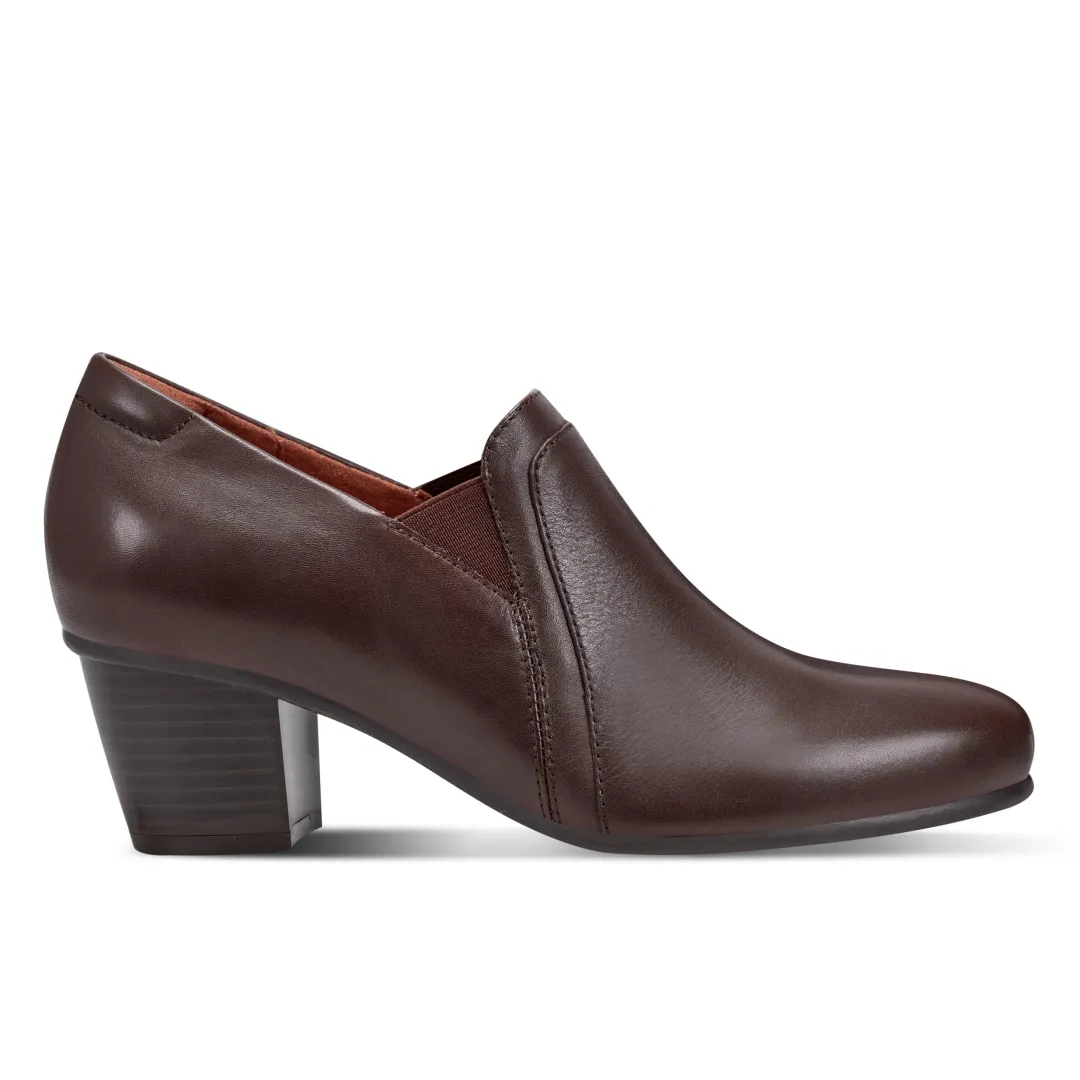 Heels>Rockport Women's Winny Casual Slip-on Shoes DarkBrown