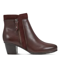 Boots>Rockport Women's Wynter Casual Booties DarkRed